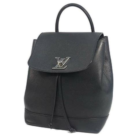 black Louis Vuitton backpack women's